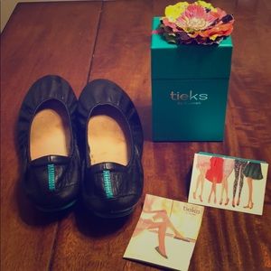 tieka by Gavrielli Black Ballet Flat Matte Black